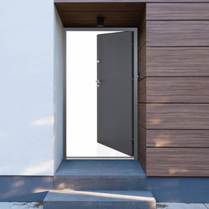 Porta Ingresso Antracite 110x207,5 cm in Alluminio 3190540