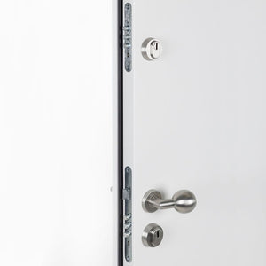 Porta Ingresso Bianca 110x207,5 cm in Alluminio 3190558