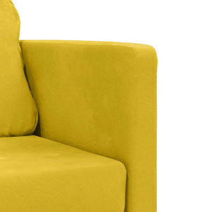 Divano Letto da Terra 2 in 1-Sofa Letto-Daybed Giallo Scuro 122x204x55 cm Velluto