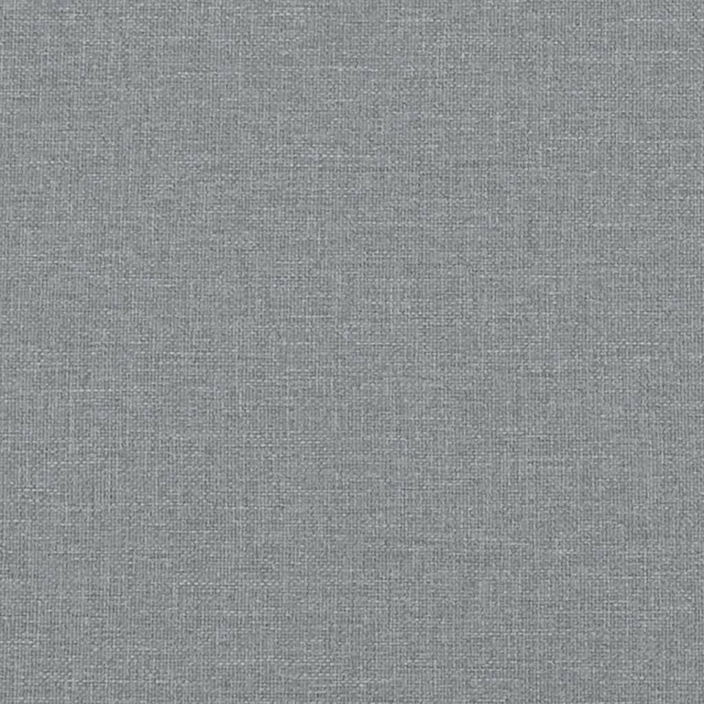 Divano Letto da Terra 2 in 1 Grigio Chiaro 112x174x55cm Tessuto 353964