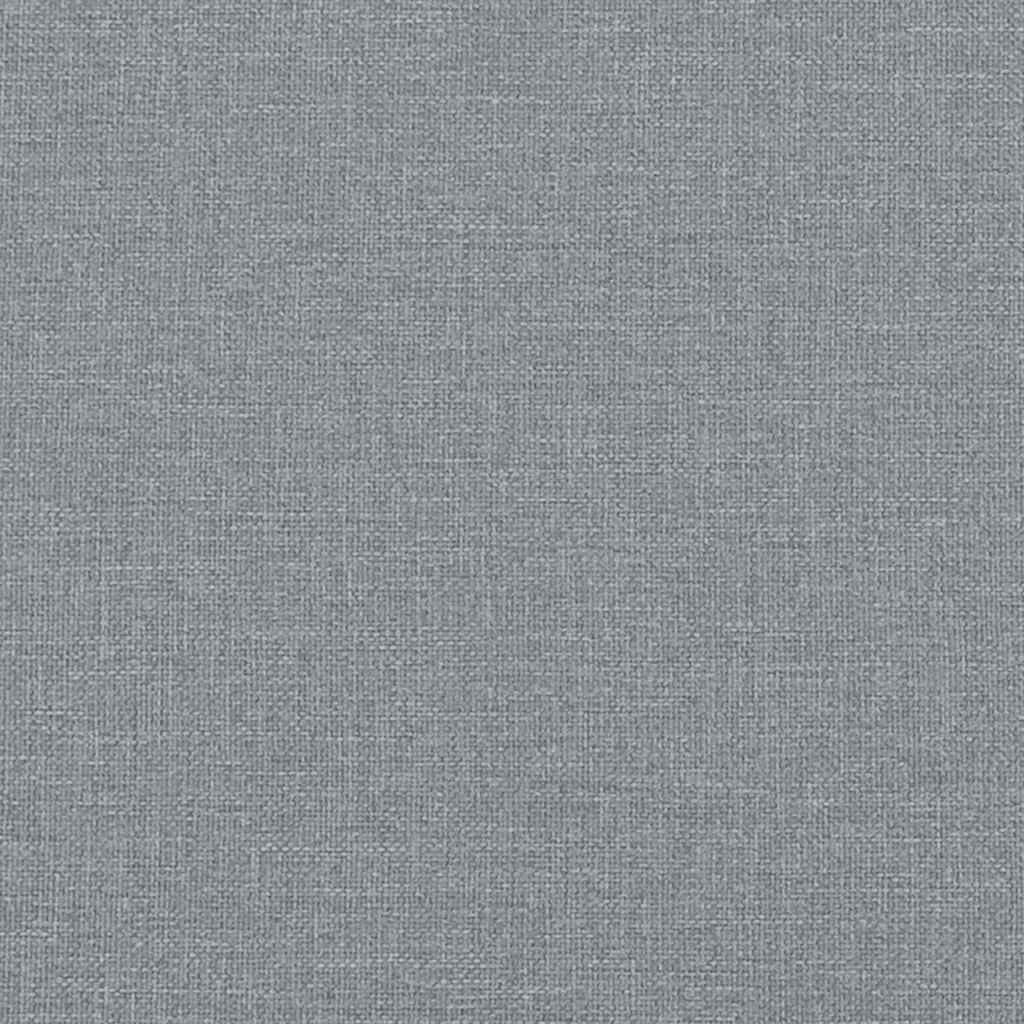 Divano Letto da Terra 2 in 1 Grigio Chiaro 112x174x55cm Tessuto 353964