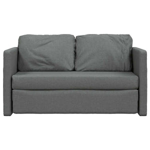 Divano Letto da Terra 2 in 1-Sofa Letto-Daybed Grigio Scuro 112x174x55 cm Tessuto