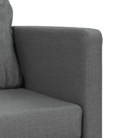 Divano Letto da Terra 2 in 1-Sofa Letto-Daybed Grigio Scuro 112x174x55 cm Tessuto