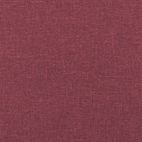 vidaXL Divano Letto da Terra 2 in 1 Rosso Vino 112x174x55cm Tessuto