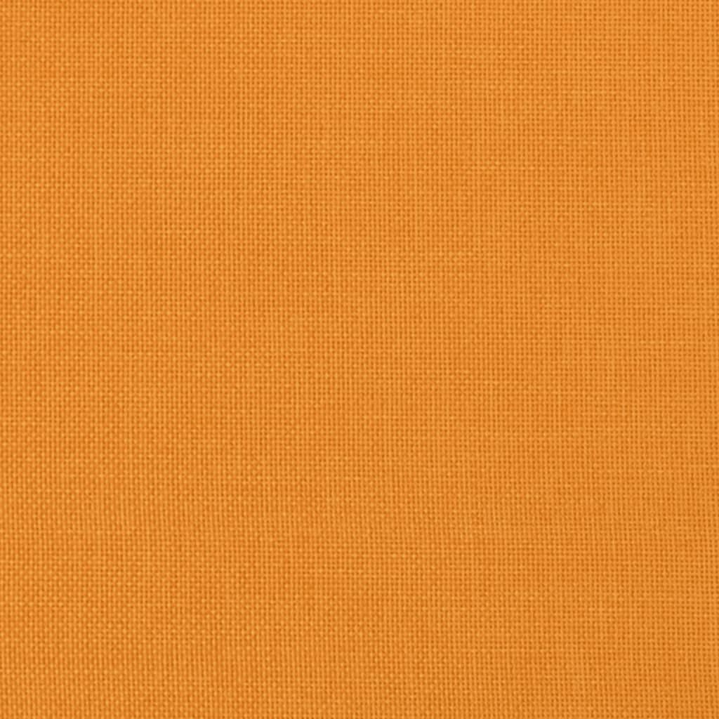 Divano Letto da Terra 2 in 1 Giallo Scuro 112x174x55 cm Tessuto 353972