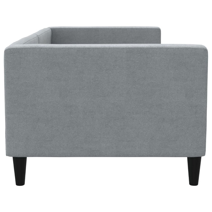 Letto da Giorno Grigio Chiaro 80x200 cm in Tessuto 353978