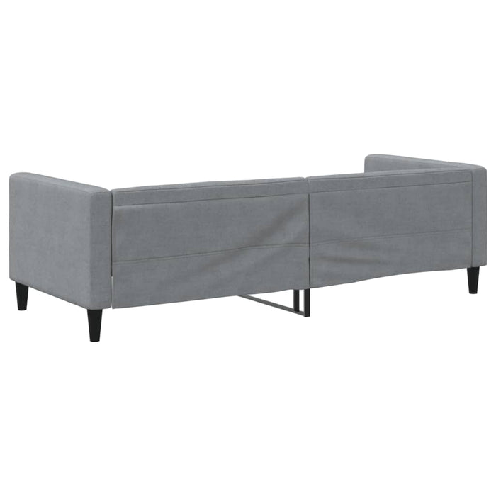 Letto da Giorno Grigio Chiaro 80x200 cm in Tessuto 353978