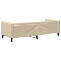 Letto da Giorno Crema 80x200 cm in Tessuto 353982