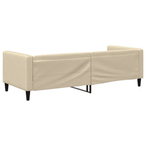 Letto da Giorno Crema 80x200 cm in Tessuto 353982