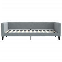 Letto da Giorno Grigio Chiaro 90x200 cm in Tessuto 353983