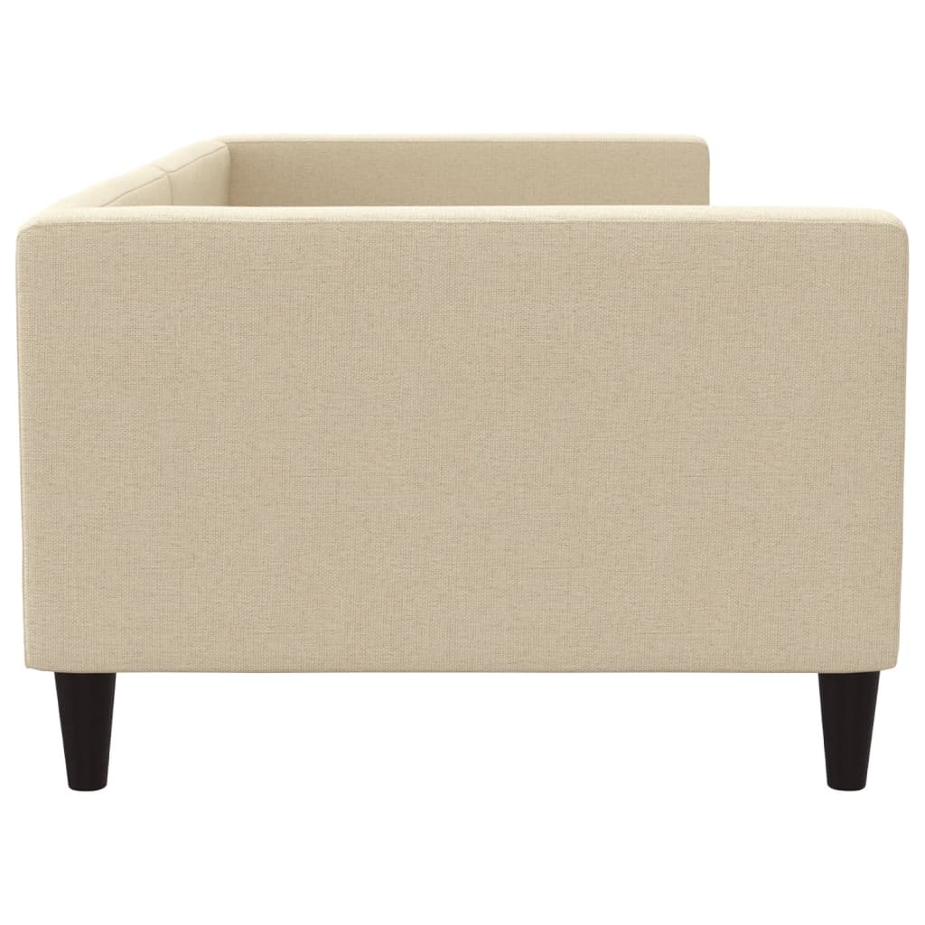 Letto da Giorno Crema 90x200 cm in Tessuto 353987