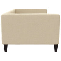 Letto da Giorno Crema 90x200 cm in Tessuto 353987