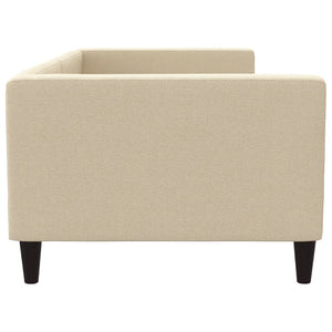 Letto da Giorno Crema 90x200 cm in Tessuto 353987