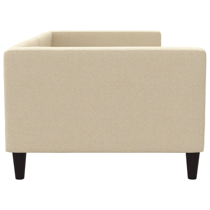 Letto da Giorno Crema 90x200 cm in Tessuto 353987