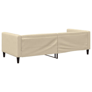 Letto da Giorno Crema 90x200 cm in Tessuto 353987