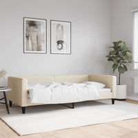 Letto da Giorno Crema 90x200 cm in Tessuto 353987