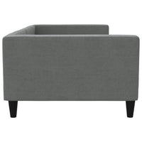 Letto da Giorno Grigio Scuro 100x200 cm in Tessuto 353989