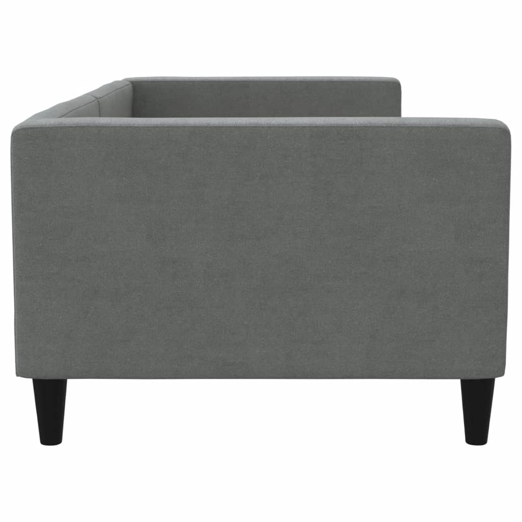 Letto da Giorno Grigio Scuro 90x190 cm in Tessuto 353994