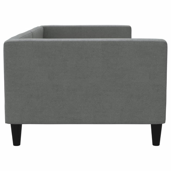 Letto da Giorno Grigio Scuro 90x190 cm in Tessuto 353994