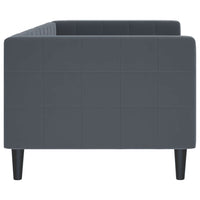 Letto da Giorno Grigio Scuro 80x200 cm in Velluto 354002