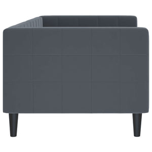 Letto da Giorno Grigio Scuro 80x200 cm in Velluto 354002