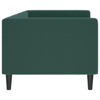 Letto da Giorno Verde Scuro 80x200 cm in Velluto 354003