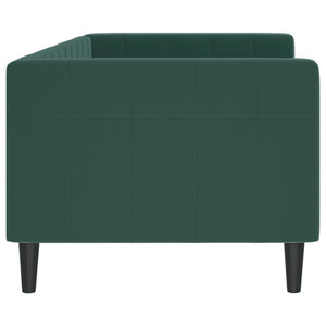 Letto da Giorno Verde Scuro 80x200 cm in Velluto 354003