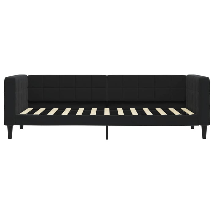 Letto da Giorno Nero 80x200 cm in Vellutocod mxl 81900