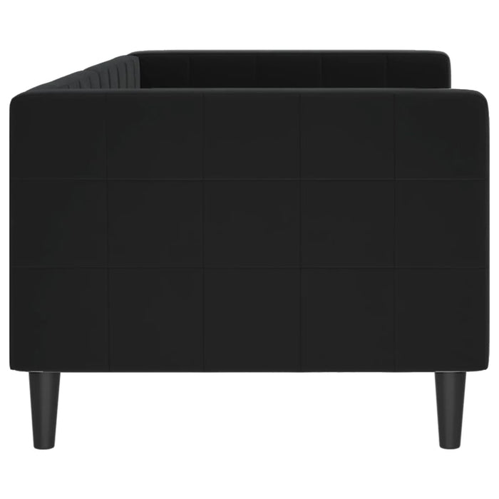 Letto da Giorno Nero 80x200 cm in Velluto 354005