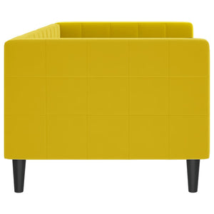 Letto da Giorno Giallo 80x200 cm in Velluto 354006