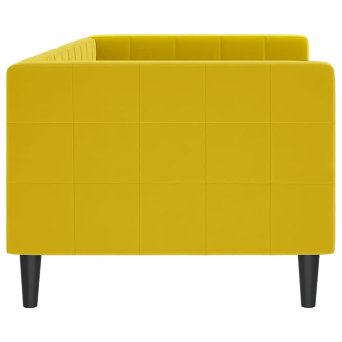Letto da Giorno Giallo 80x200 cm in Velluto 354006