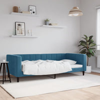 Letto da Giorno Blu 90x200 cm in Velluto 354007