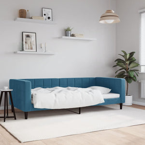 Letto da Giorno Blu 90x200 cm in Vellutocod mxl 81894