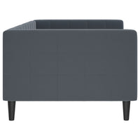 Letto da Giorno Grigio Scuro 90x200 cm in Velluto 354009