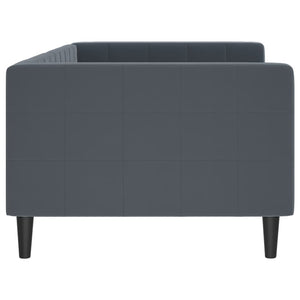 Letto da Giorno Grigio Scuro 90x200 cm in Velluto 354009