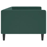 Letto da Giorno Verde Scuro 90x200 cm in Velluto 354010