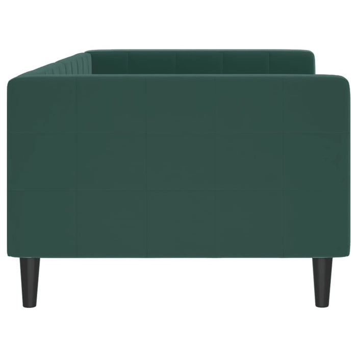 Letto da Giorno Verde Scuro 90x200 cm in Velluto 354010