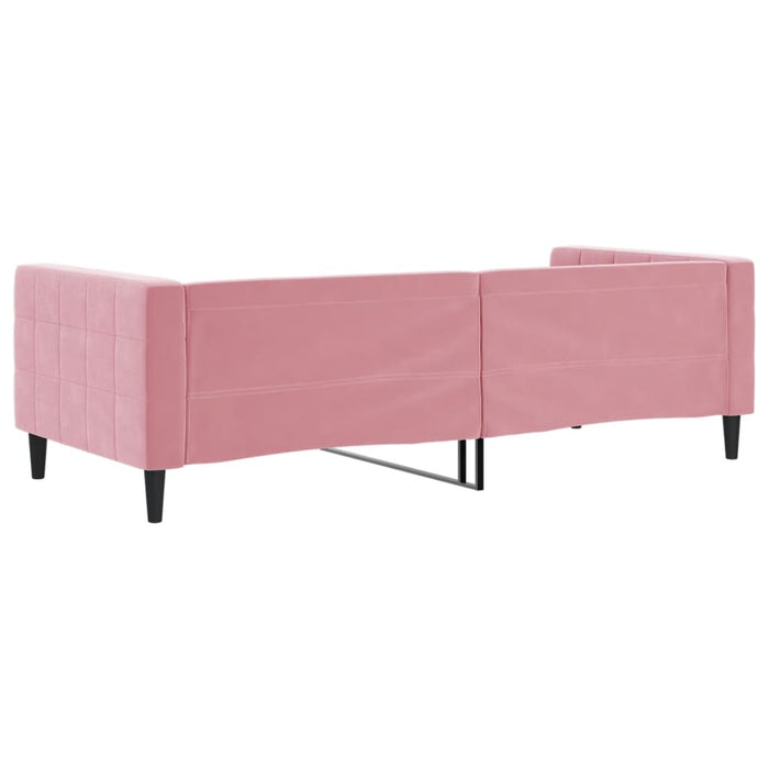 Letto da Giorno Rosa 90x200 cm in Velluto 354011