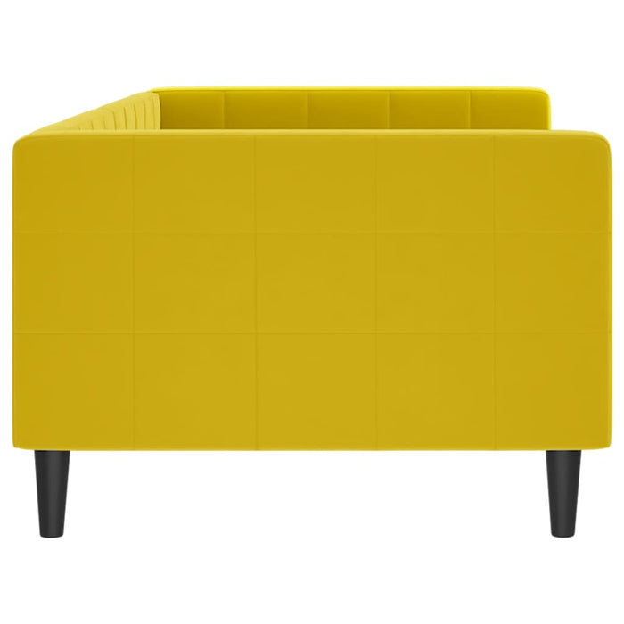 Letto da Giorno Giallo 90x200 cm in Velluto 354013