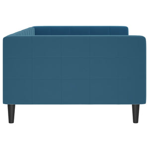 Letto da Giorno Blu 100x200 cm in Velluto 354014