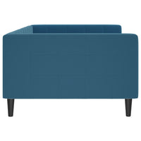Letto da Giorno Blu 100x200 cm in Velluto 354014