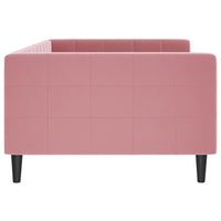 Letto da Giorno Rosa 100x200 cm in Velluto 354018