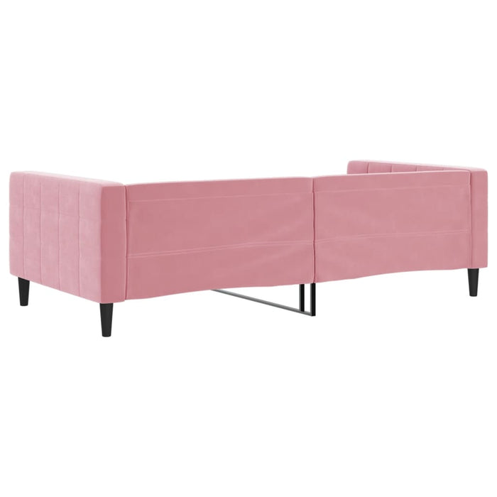 Letto da Giorno Rosa 100x200 cm in Velluto 354018