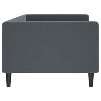Letto da Giorno Grigio Scuro 90x190 cm in Velluto 354022
