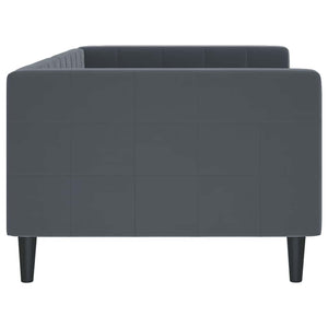 Letto da Giorno Grigio Scuro 90x190 cm in Velluto 354022