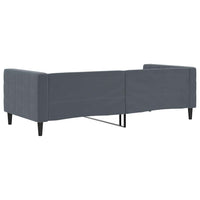 Letto da Giorno Grigio Scuro 90x190 cm in Velluto 354022