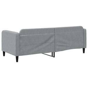 Letto da Giorno Grigio Chiaro 80x200 cm in Tessuto 354028