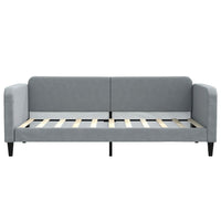 Letto da Giorno Grigio Chiaro 90x190 cm in Tessuto 354043