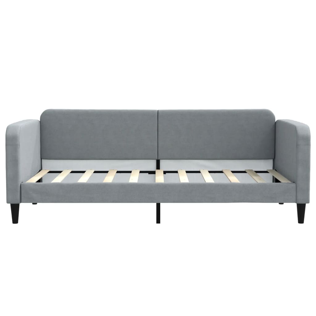 Letto da Giorno Grigio Chiaro 90x190 cm in Tessutocod mxl 118617