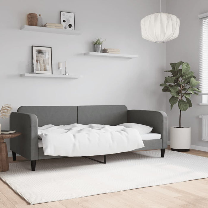 Letto da Giorno Grigio Scuro 90x190 cm in Tessutocod mxl 94643